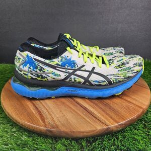 Asics Gel Nimbus 24 Shoes Mens 7.5 Coastal Caricatures Running Sneakers 1011B454
